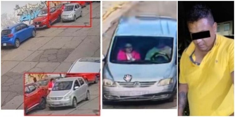 Cámaras de seguridad muestran a Judith Vianney T. S. con el presunto asesino.