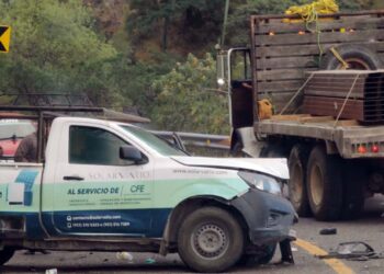 Daños materiales y un lesionado dejó un accidente carretero.