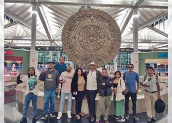 Delegación de México saliendo desde el aeropuerto Felipe Ángeles para República Dominicana.