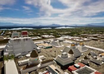 El primer episodio “El islote y la ciudad”, cuenta cómo inició la historia de Tenochtitlán, desde su fundación en el año 1325.