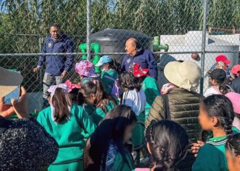 El recorrido ayudó a concientizar a los menores sobre el uso del agua.