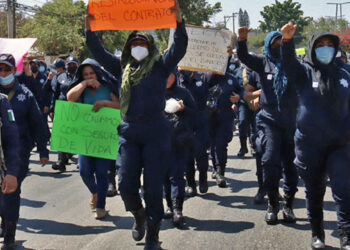 Foto: Luis Alberto Cruz // En el sexenio pasado, policías estatales demandaron mejores condiciones laborales.