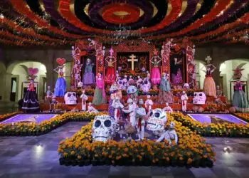 El Palacio del Gobierno de Oaxaca durante 7 días se convirtió en un portal vivo de cultura.