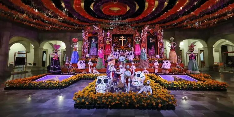 El Palacio del Gobierno de Oaxaca durante 7 días se convirtió en un portal vivo de cultura.