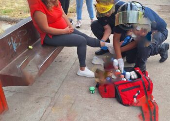 El accidente sucedió cuando circulaban por el bulevar Paseo Internacional.