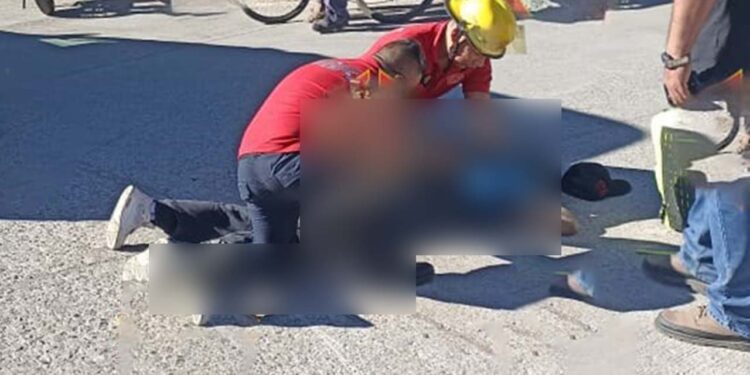 El afectado presentaba lesiones a la altura del codo, manos, y contusión de cráneo.