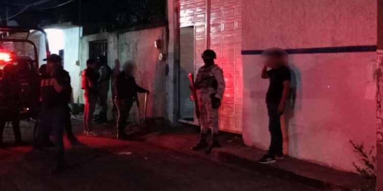 El despliegue incluyó personal de la SSPC, Sedena, Semar, Guardia Nacional y FGEO.