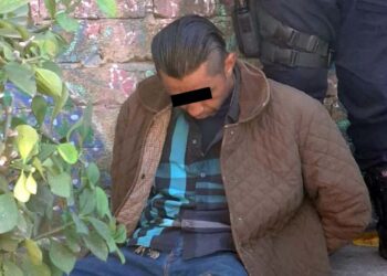 El individuo fue detenido en la colonia Jardín.