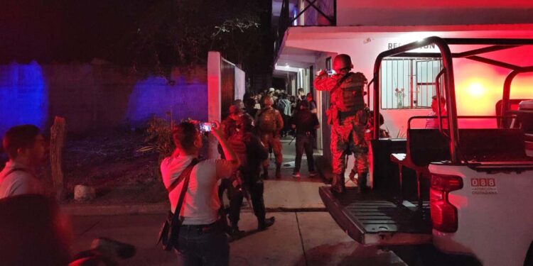 El operativo fue realizado en un inmueble conocido como el Hotel del Tec.