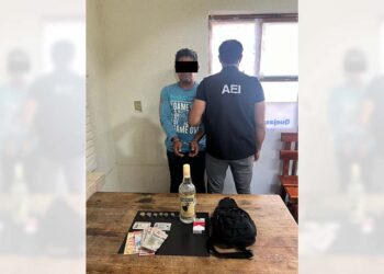 El originario de Huitzo fue detenido en flagrancia y trasladado a la comandancia de Etla.