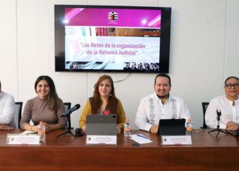 Foto: IEEPCO // En el IEEPCO se llevó a cabo el panel Los Retos de la Organización de la Reforma Judicial.