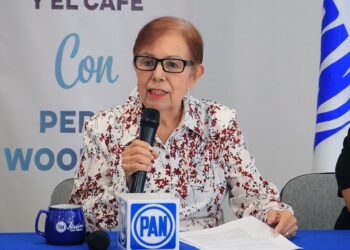 Foto: Adrián Gaytán – archivo // “No hemos visto mucho, lo que hemos visto más es en política”: Perla Woolrich Fernández.