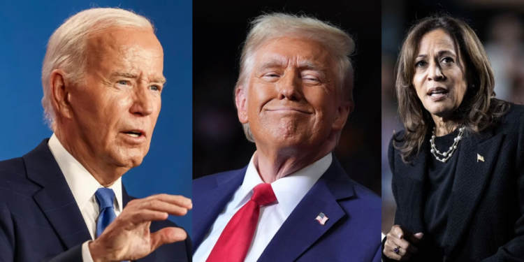 Joe Biden y Kamala Harris felicitan a Trump por su triunfo