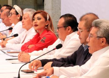 Foto: Adrián Gaytán // Con la Nueva Escuela Mexicana y el programa de inscripción cero, se revierte la deserción escolar, señalaron integrantes del Gabinete educativo.