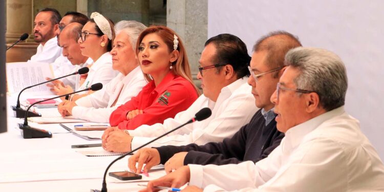 Foto: Adrián Gaytán // Con la Nueva Escuela Mexicana y el programa de inscripción cero, se revierte la deserción escolar, señalaron integrantes del Gabinete educativo.