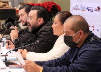 Foto: Adrián Gaytán // Integrantes del Gabinete de Seguridad alertan sobre la complicidad de policías con la delincuencia organizada.