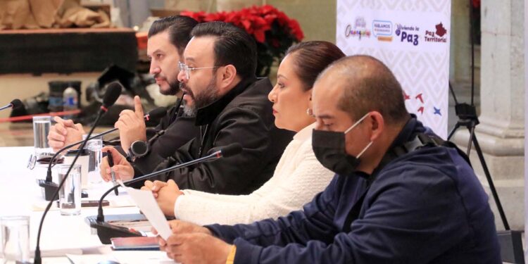 Foto: Adrián Gaytán // Integrantes del Gabinete de Seguridad alertan sobre la complicidad de policías con la delincuencia organizada.