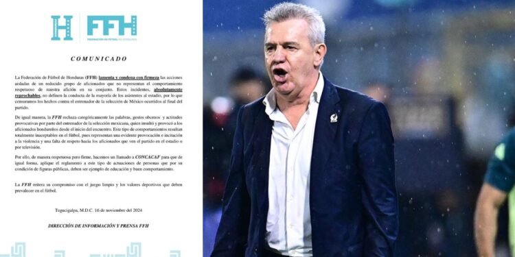 Honduras exige sanción para Javier Aguirre, por provocaciones