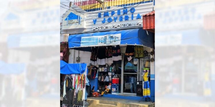 Los hechos sucedieron al interior de la casa de empeño Casa Mazatlán.