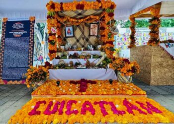 La cocinera tradicional Raquel Silva Méndez está presente en el Festival del Día de Muertos 2024 en Fogones MX.