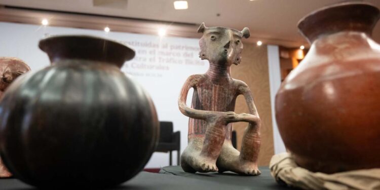 Los dictámenes confirman que se trata de piezas elaboradas por diversas culturas y periodos de la época prehispánica.