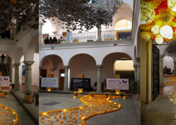 10 mil mariposas en Arquitectura “5 de Mayo” UABJO, en Memoria de asesinados y desaparecidos