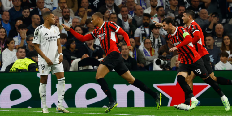 Real Madrid en picada; Ahora pierde contra el Milan en Champions