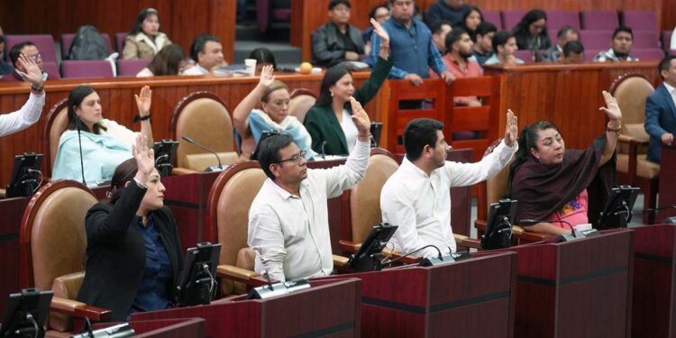 Foto: Congreso de Oaxaca // Muy temprano ayer el Congreso Local aprobó la reforma en materia de prisión preventiva oficiosa, remitida por el Congreso de la Unión.
