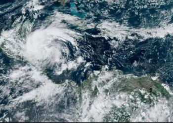 Tormenta tropical Sara avanza hacia el Sur de la Península de Yucatán