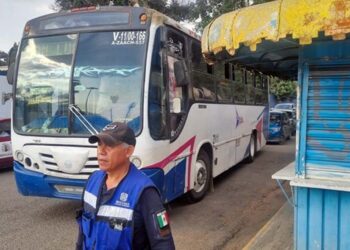 Foto: Gobierno de Oaxaca // Se quedan cortos los operativos de Semovi al transporte público.