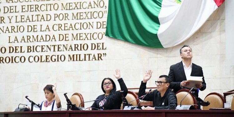 Foto: Congreso del estado // Sesión del Congreso en la cual se aprobó la reforma constitucional en materia de igualdad sustantiva.