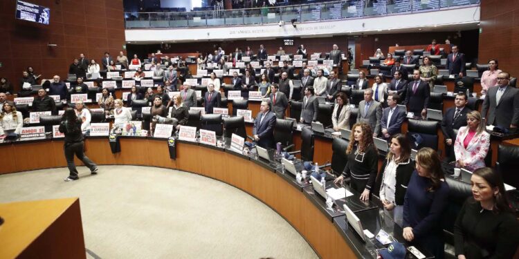 Foto: Senado de la República // Sesión en el Senado de la República.