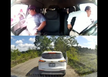 VIDEO | Hallan cadáveres y camioneta utilizada en asaltos en los límites de Chiapas y Tabasco