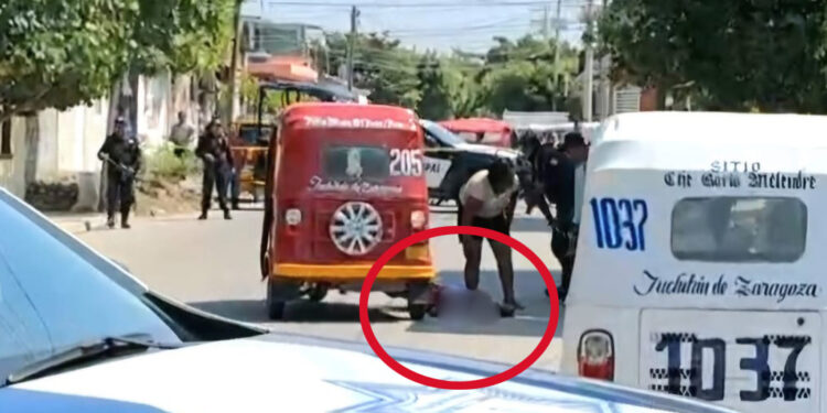 ¡Cruento asesinato en Juchitán! Ultiman a balazos a mototaxista en la Sexta Sección