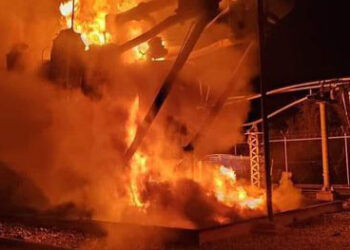 Explosión en el parque eólico La Venta 3 deja daños materiales y apagones en Juchitán