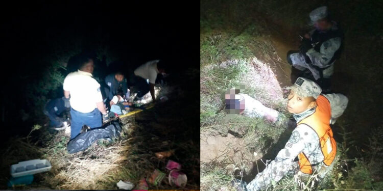 ¡Fatalidad en la Carretera Federal 182! Desbarrancamiento deja 2 muertos y 11 heridos