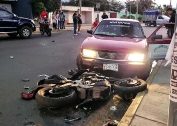 El accidente ocurrió en inmediaciones del Estadio de Béisbol Eduardo Vasconcelos.