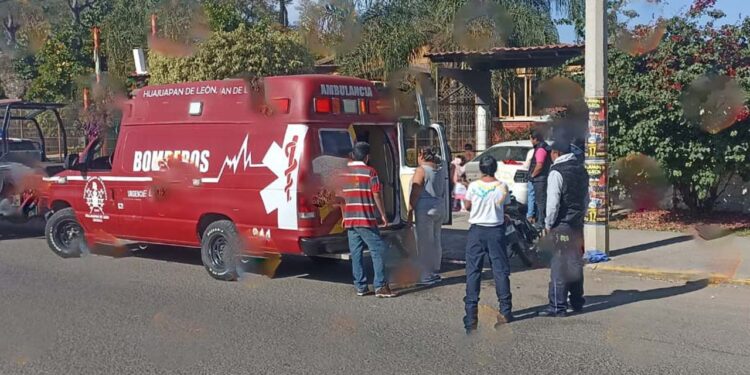 Los afectados fueron atendidos por personal del Cuerpo de Bomberos.