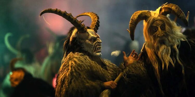 La figura de Krampus mezcla tradiciones paganas y mitologías antiguas aún vigentes en Europa.
