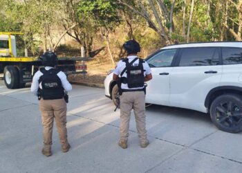 La camioneta se encontraba en la comunidad de La Jabalina.