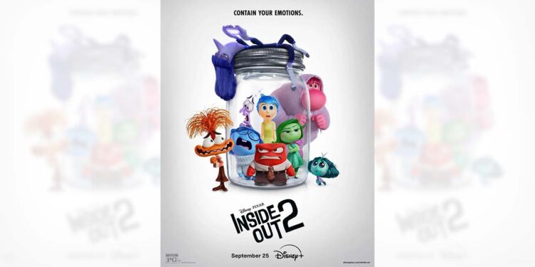 La película “Intensamente 2” es la cinta más taquillera del año con mil 698 millones de dólares recaudados en todo el mundo.
