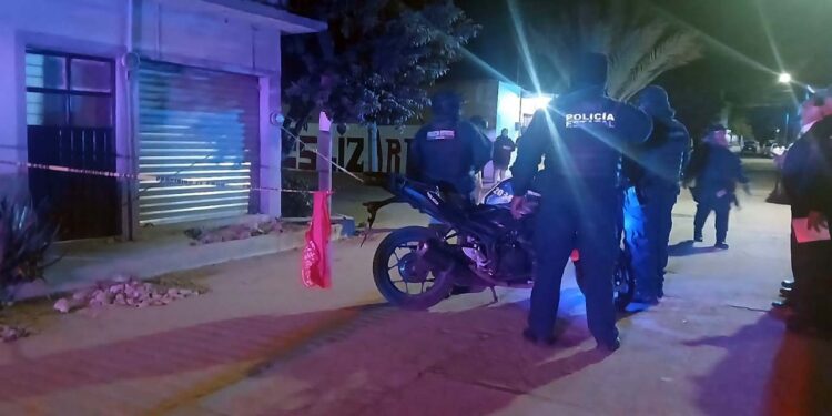 Se realizan los trabajos correspondientes para esclarecer el crimen.