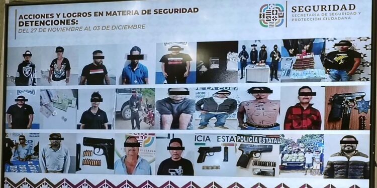 A lo largo de esta serie de operativos, 107 personas fueron detenidas.