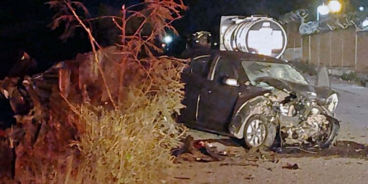 El accidente ocurrió a la altura de la planta de Pemex.