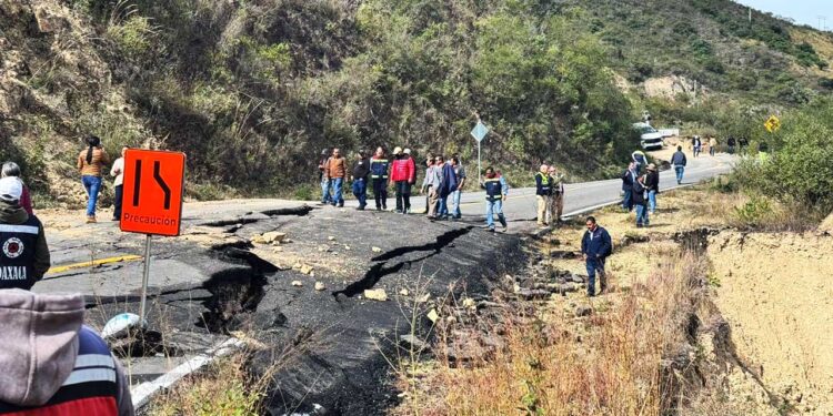 Foto: redes sociales // Mantendrán ciertas restricciones de tonelaje al transporte de carga pesada que circule en la zona afectada.