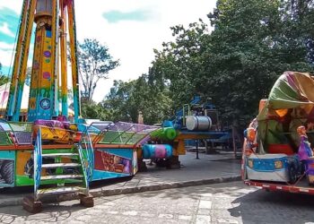 Foto: Adrián Gaytán // A pesar de la prohibición, el año pasado se instalaron juegos mecánicos en El Llano.