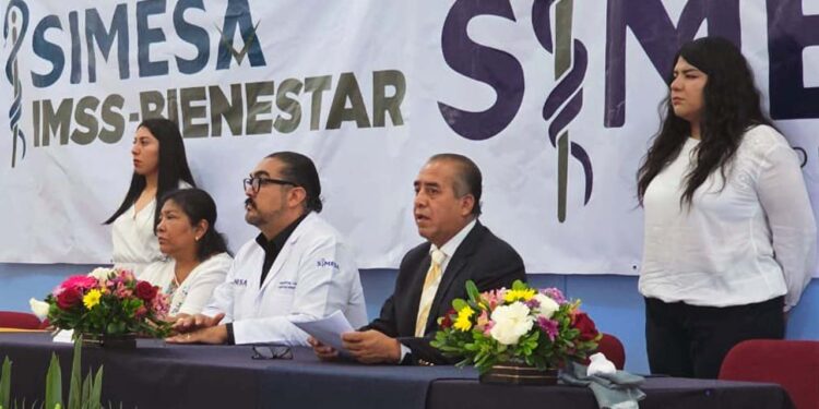 Foto: cortesía // Carlos Alberto Pérez Bautista es el secretario general del nuevo Sindicato Mexicano de Salud (Simesa) IMSS Bienestar Oaxaca.
