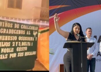 VIDEO | Escándalo en Coalcomán: Autoridades agradecen a ‘El Mencho’ en evento público, exigen investigación