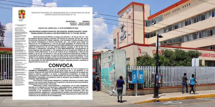 Inician paro de brazos caídos en sector salud