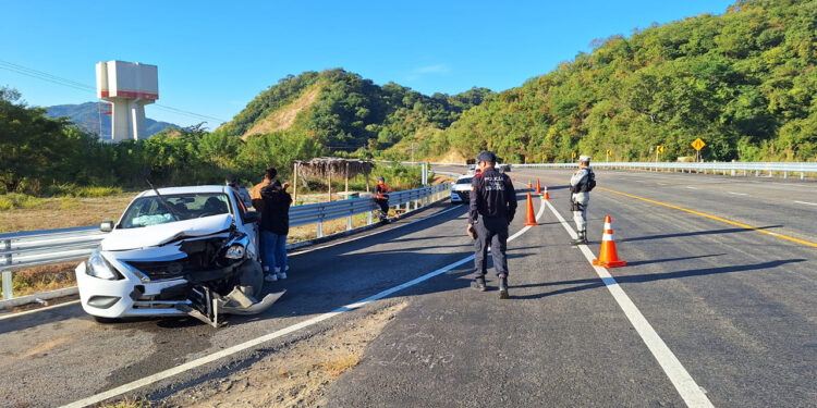 Daños materiales en la Supercarretera a Puerto